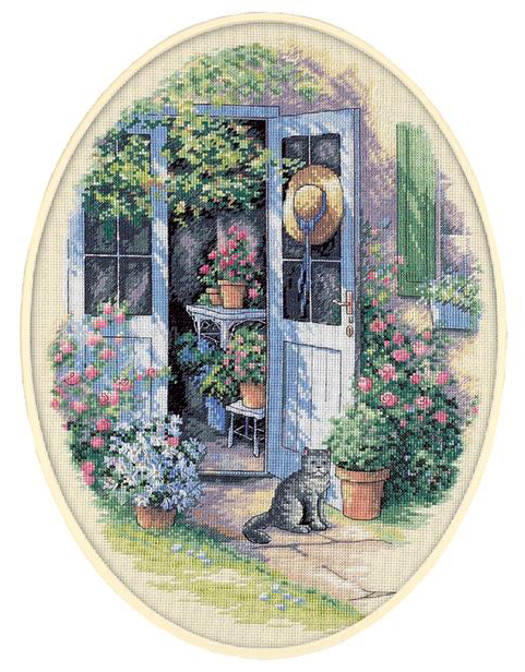 (image for) Garden Door Counted Cross Stitch Kit
